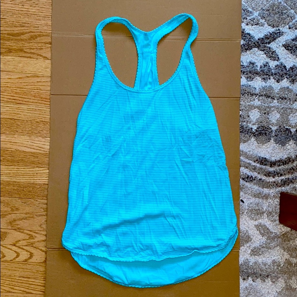 Lululemon Blue Racerback Tank Top